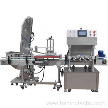 Twist vacuum capping machine